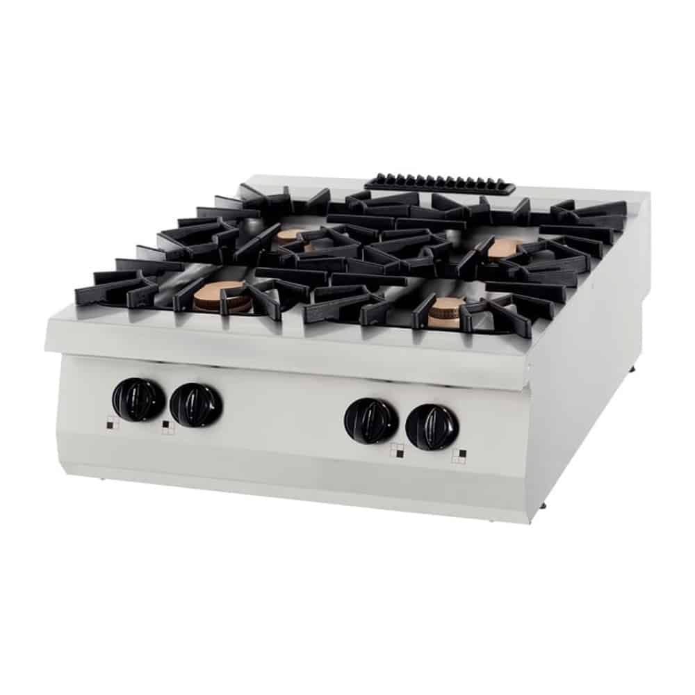 17527_0 Viryklė dujinė 4 kaitviečių "Premium" - Image 1